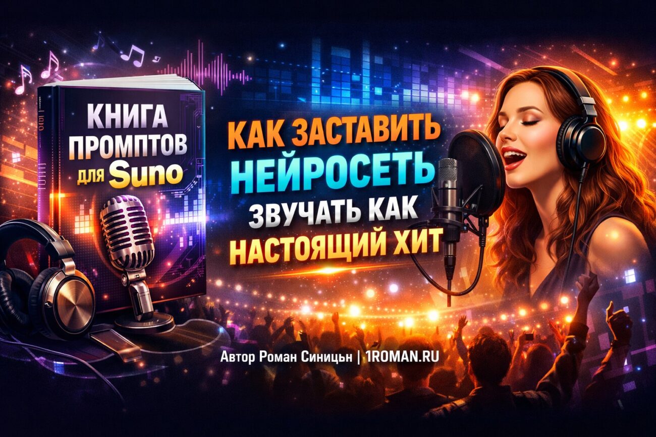 Книга промптов для Suno: как заставить нейросеть звучать как настоящий хит